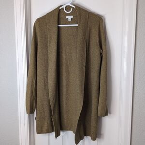 J Jill purejill open front cardigan sweater size XS